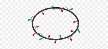 Weihnachten Licht Frame, Rahmen - Christmas Lights Frames Png