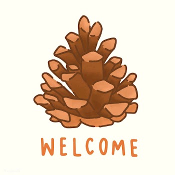 Welcome autumn pinecone illustration vector | Free stock vector - 472860