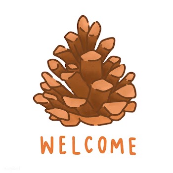 Welcome autumn pinecone illustration vector | Free stock vector - 472898