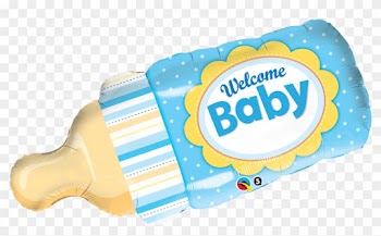 Welcome Baby Bottle Balloon