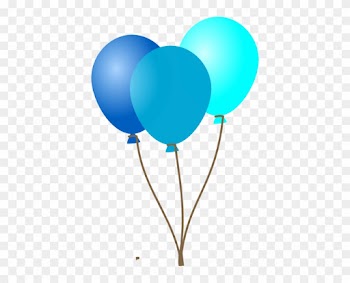 Welcome Back And See You At The Parent Information - Blue Balloons Clip Art