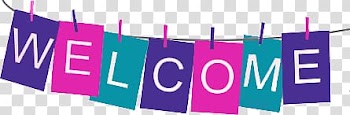 Welcome banner , Welcome Banner transparent background PNG clipart