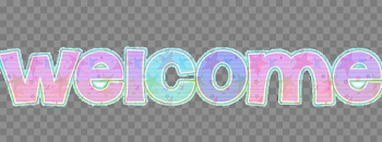Welcome Design PNG