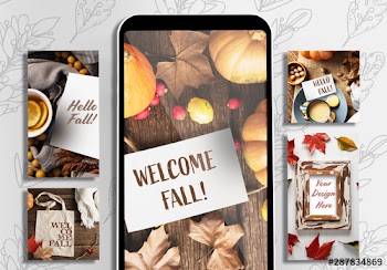 Welcome Fall Social Media Set