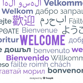 Welcome in different languages