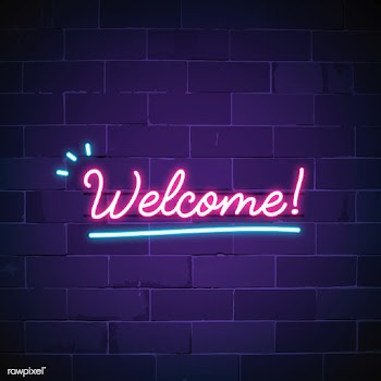 Welcome in neon sign vector | Free stock vector - 537635