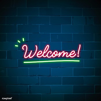 Welcome in neon sign vector | Free stock vector - 537638