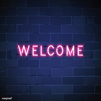 Welcome in neon sign vector | Free stock vector - 537646