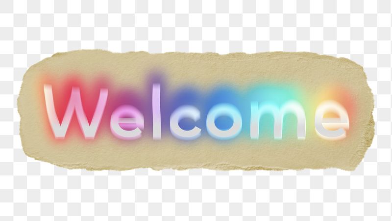 Welcome png ripped paper word | Free PNG - rawpixel