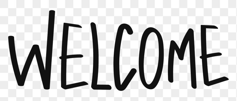 Welcome png word sticker, handwritten | Free PNG - rawpixel