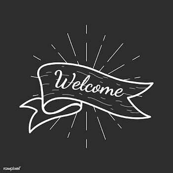 Welcome text in a badge | Free stock vector - 575007