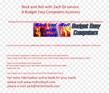 Welcome To The Rock And Roll With Zach Dj Service Website - Baby Shower
