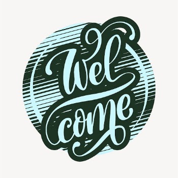 Welcome typography clipart, retro illustration | Free Vector - rawpixel
