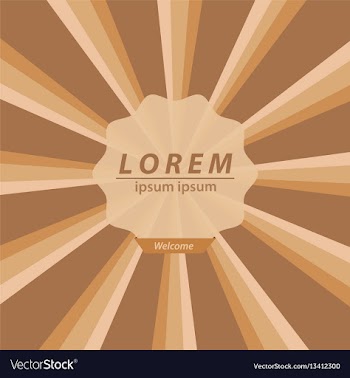 Welcome vintage retro banner with ribbon vector image