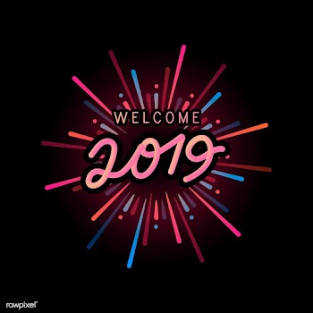 Welcome year 2019 celebration vector | Free stock vector - 532834