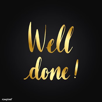 Well done! typography style vector | Free stock vector - 517968