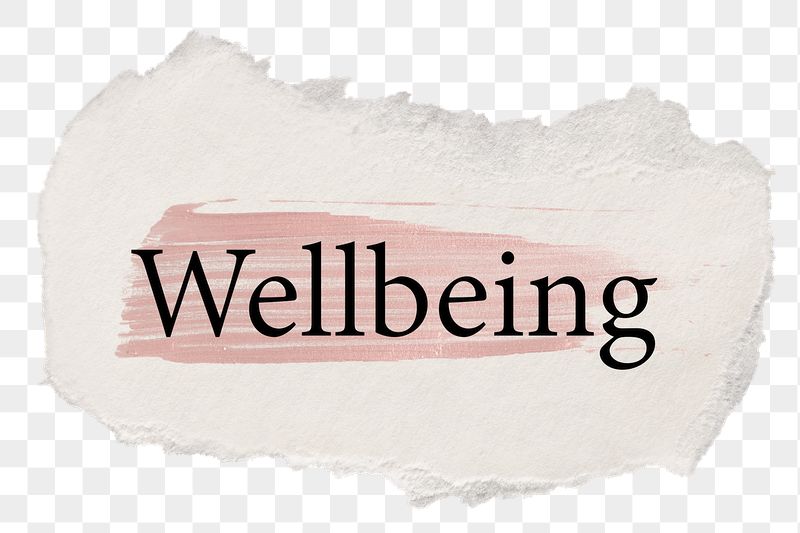 Wellbeing png word sticker typography, | Free PNG - rawpixel