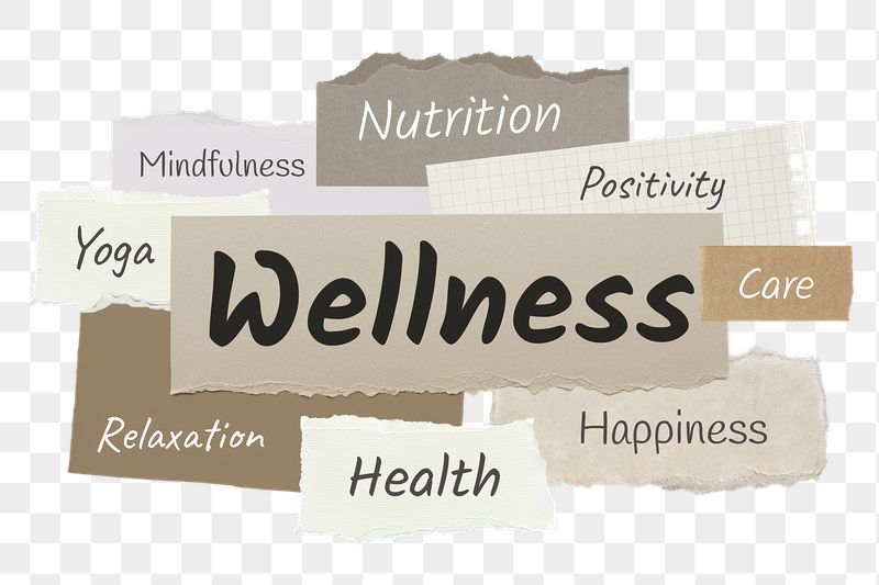Wellness png word sticker typography, | Free PNG - rawpixel
