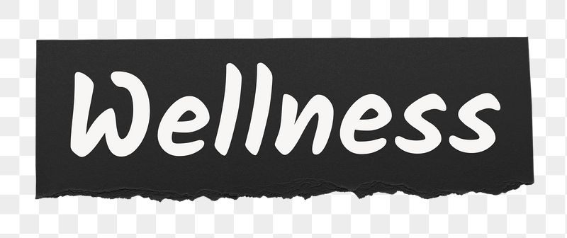 Wellness png word sticker typography, | Free PNG - rawpixel