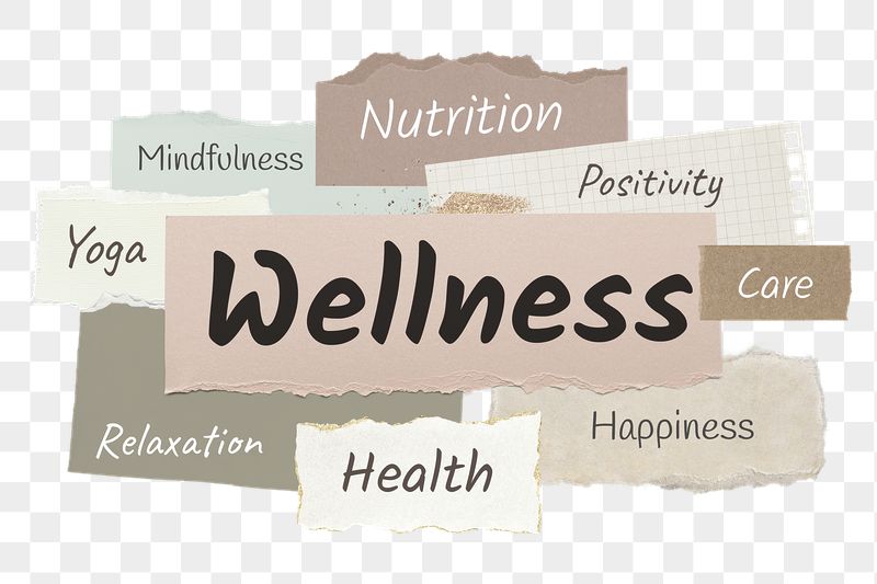 Wellness png word sticker typography, | Free PNG - rawpixel