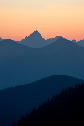 Went on a sunrise hike to Mt. Aeneas and took this shot looking into Glacier National Park.
