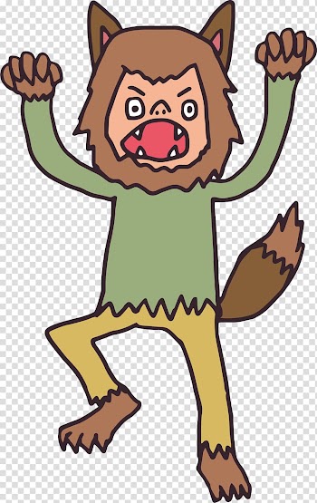 Werewolf Big Bad Wolf Cartoon, Cartoon werewolf transparent background PNG clipart