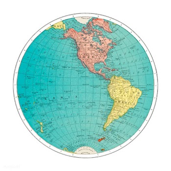 Western Hemisphere, World Atlas by Rand, McNa.. | Free stock vector - 471463