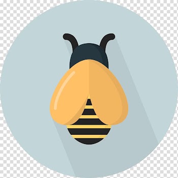 Western honey bee Insect, creative animal transparent background PNG clipart