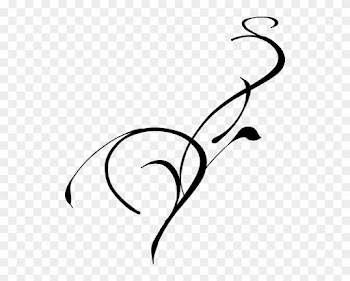 Western Scroll Border Clip Art - Aisha Bint Abi Bakr