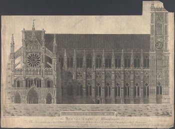 Westminster Abbey, Geometrical elevation of the West | Free Photo - rawpixel