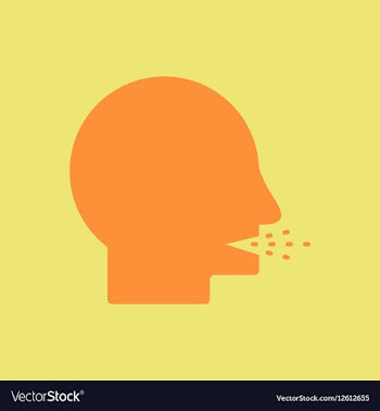 Wet cough various symptoms of Tuberculosis cough vector image