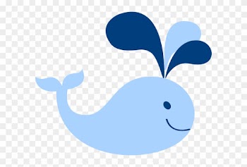 Whale Baby Shower Clip Art 242510 - Baby Blue Whale Baby Shower