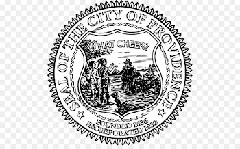 What Cheer Records + Vintage Seal of Rhode Island What Cheer Avenue Colony of Rhode Island and Providence Plantations Logo - great seal of the united states 