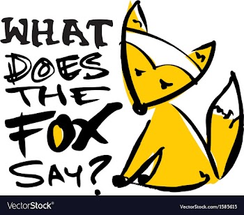 What does the fox say vector image