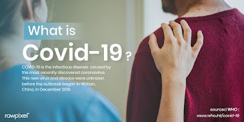 What is COVID-19? social template source WHO mockup | Free  illustration - 2305024