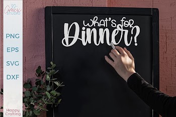 What's For Dinner - Dinner Menu Kitchen SVG