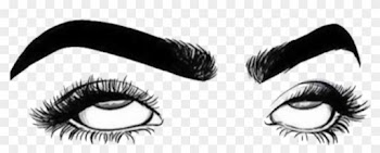 Whatever Edit Eyebrows Eyes Rollingeyes Sticker Lashes - Eye Roll Drawing