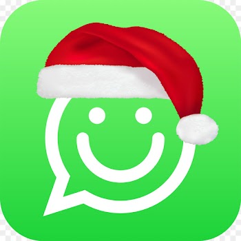 WhatsApp Christmas Santa Claus Sticker Emoji - snapchat 