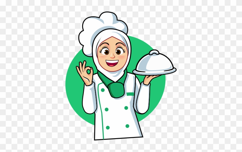 Whatshalal Merchants - Muslim Chef Cartoon
