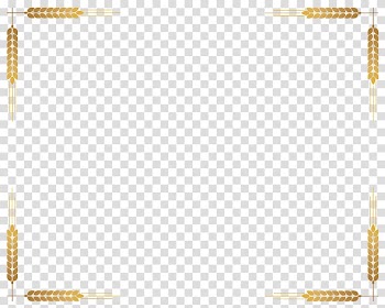 Wheat border, Pizza Pasta, Wheat frame transparent background PNG clipart