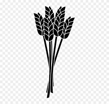 Wheat Clipart Wheat Leave - Wheat Black And White Clip Art