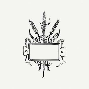 Wheat frame collage element, vintage | Free PSD Illustration - rawpixel