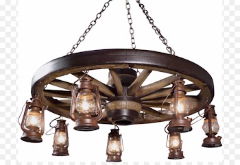 Wheel chandelier Wagon Light fixture Lighting - chandelier 
