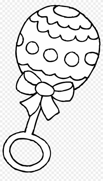 Wheel - Clipart - Black - And - White - Baby Shower Coloring Pages