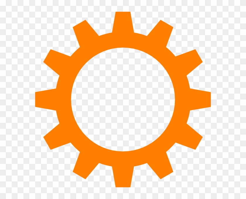 Wheel Clipart Cog - Golden Gear Png