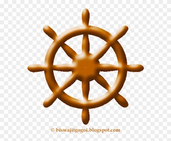 Wheel Marine Peacock Clipart Wedding Indian Medical - Ship Wheel Silhouette