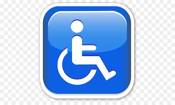 Wheelchair Disability Emoji Image Disabled parking permit - wheelchair 