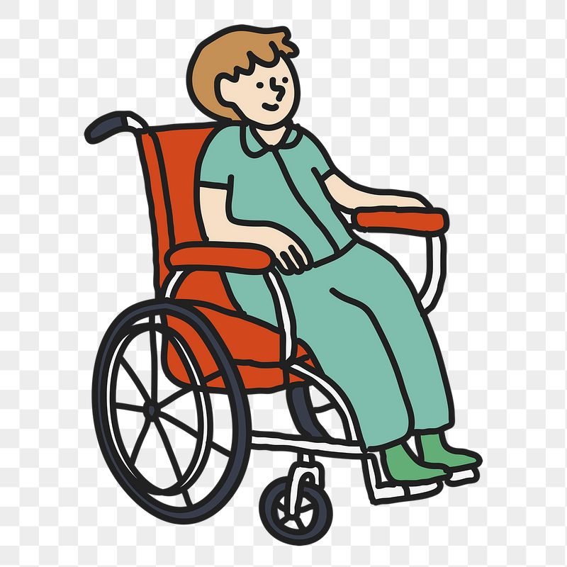 Wheelchair man png sticker, disabled | Free PNG Illustration - rawpixel