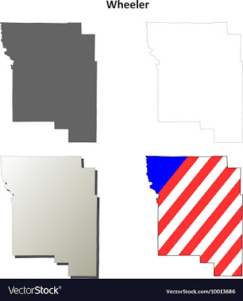 Wheeler Map Icon Set vector image