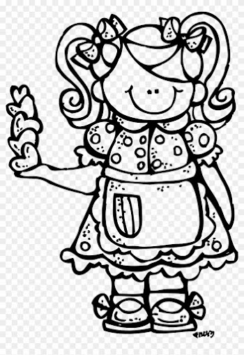 When I Grow Up I Want To Be - Cliparts Girl Black And White